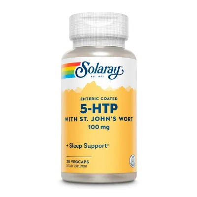 Комплекс 5-HTP и зверобоя, 5-HTP + St. John's 100mg - 30 vcaps