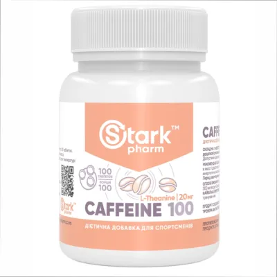 Кофеїн, Caffeine 100mg - 100tabs