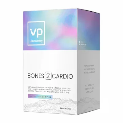 Комплекс для поддержки Здоровье Костей и Кардио Системы, Bones2Cardio - 60 softgels