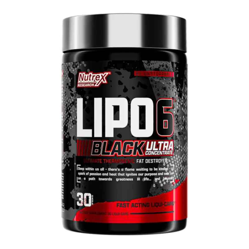 Жироспалювач, Nutrex Lipo-6 Black UC - 30 caps