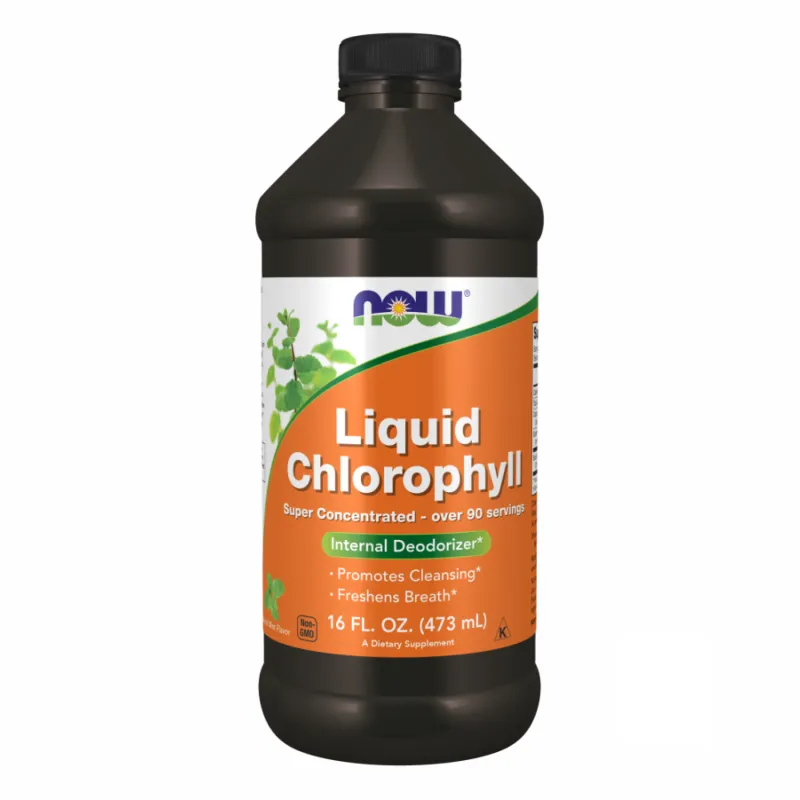 Жидкий хлорофилл для очищения организма, Now Foods Liquid Chlorophyll 473 мл