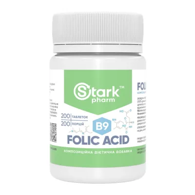Фолієва кислота, Stark Folic Acid - 200tab