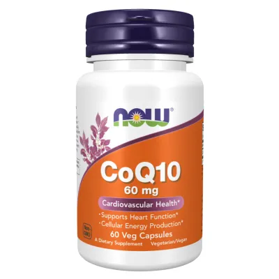 Коензим Q10, CoQ10 60mg - 60vcaps
