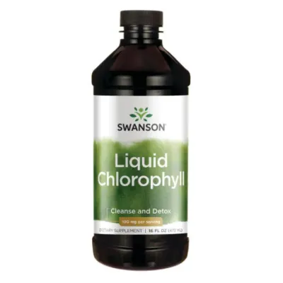 Рідкий хлорофіл 100 мг Swanson (Liquid Chlorophyll) — 473 мл (рідина)
