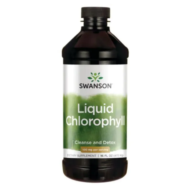 Рідкий хлорофіл 100 мг Swanson (Liquid Chlorophyll) — 473 мл (рідина)