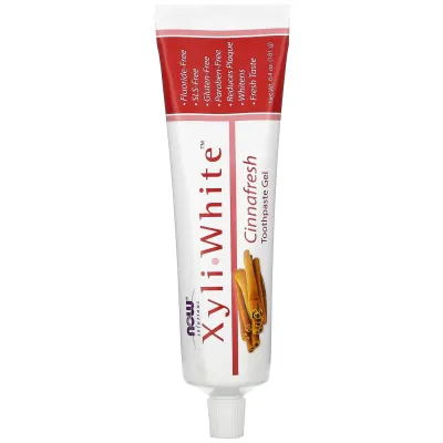 Зубна паста, Now Foods Xyliwhite Cinnafresh Toothpaste - 6.4 oz