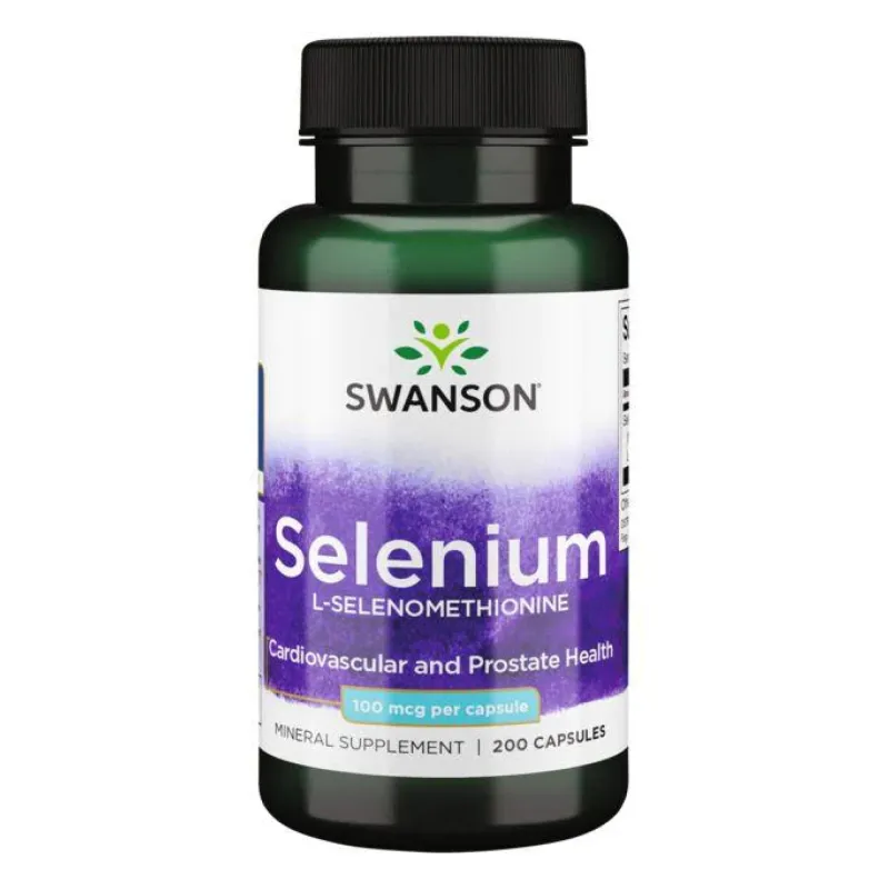 Селен, Selenium 100mcg - 200 caps