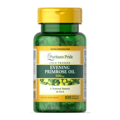Олія 500 мг Puritans Pride (Evening Primrose Oil with GLA) — 100 софтгелів