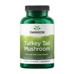 Разноцветный трутовик, Turkey Tail Mushroom 500mg - 120 caps