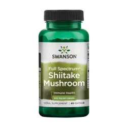 Гриб шиитаке полного спектра, Full Spectrum Shiitake Mushroom 500mg - 60 caps