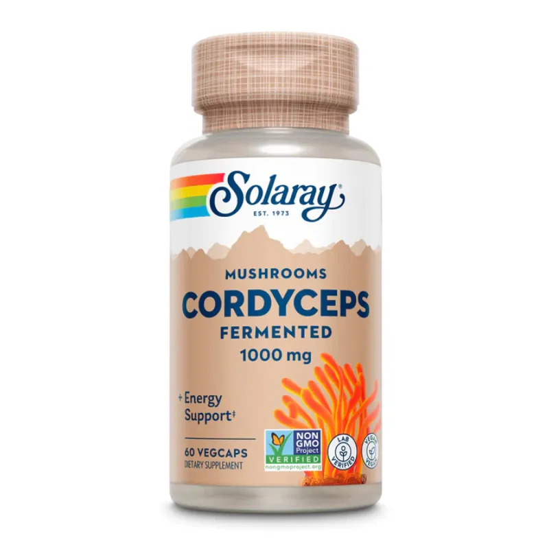 Ферментированный Кордицепс, Fermented Cordyceps 1000mg - 60 vcaps
