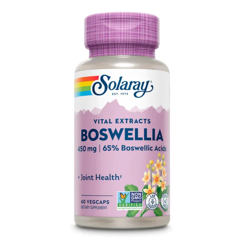 Экстракт Босвелии, Solaray Boswellia Resin Extract 450mg - 60 vcaps