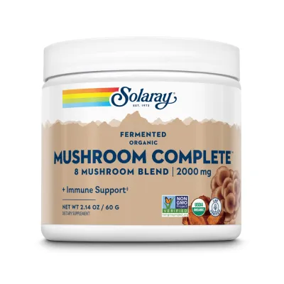 Органический комплекс из ферментированных грибов, Organic Fermented Mushroom Complete 2000mg - 60g
