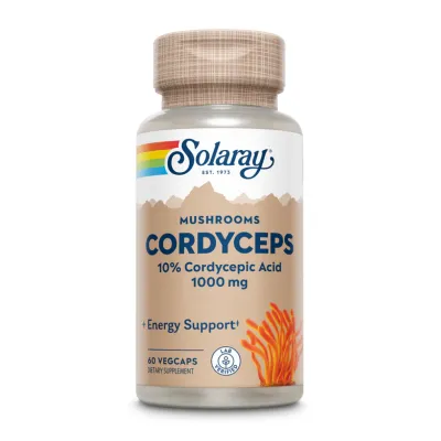 Кордицепс, Cordyceps Mushroom Extract 1000mg - 60 vcaps
