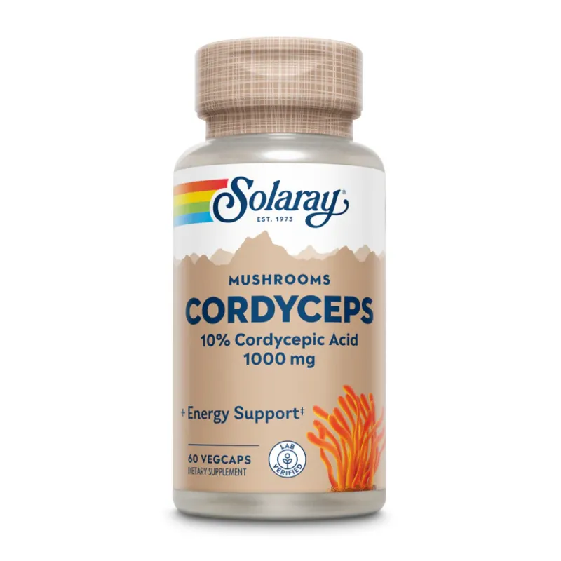 Кордицепс, Cordyceps Mushroom Extract 1000mg - 60 vcaps