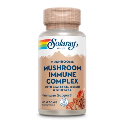 Грибной комплекс для иммунитета, Mushroom Immune Complex 600mg - 100 vcaps