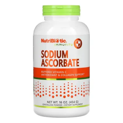 Вітамін C (буферизований), Sodium Ascorbate Powder - 454g