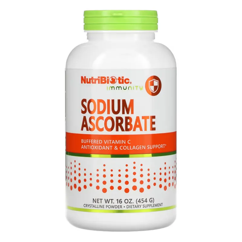 Витамин C (буферизованный), Sodium Ascorbate Powder - 454g