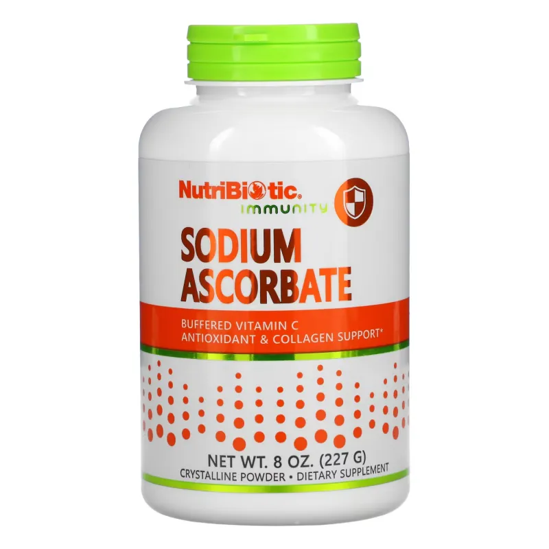 Порошок аскорбата натрия, Sodium Ascorbate Powder - 227g