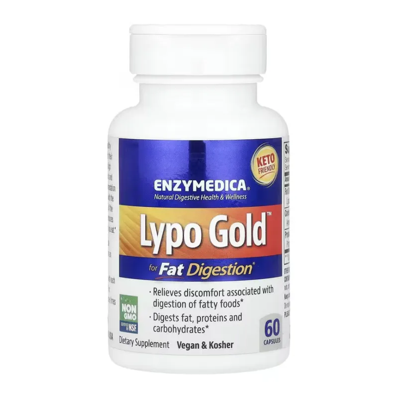 Ферменты для переваривания жиров, Lypo Gold - 60 caps