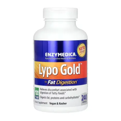 Ферменти для перетравлення жирів, Lypo Gold - 240 caps