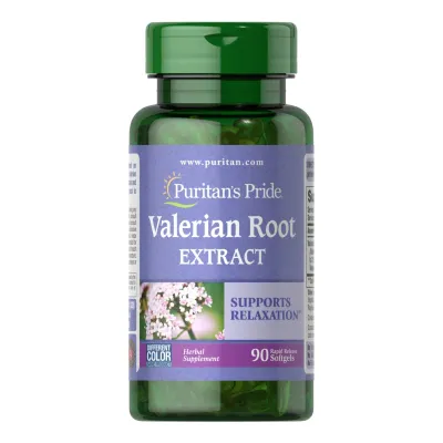 Экстракт корня валерианы, Valerian Root Extract - 90 softgels