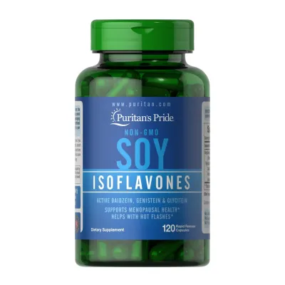 Ізофлавони без ГМО, Non-GMO Isoflavones 750mg - 120 caps