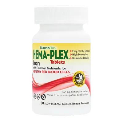 Хема плекс комплекс з залізом, Hema-Plex - 30 tabs (баночка)