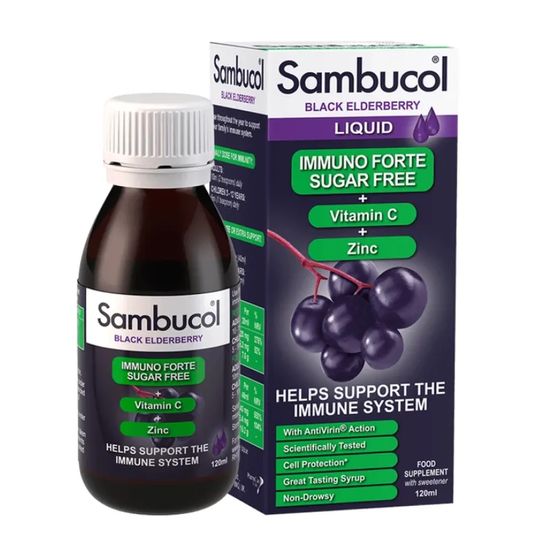 Сироп для иммунитета, Immuno Forte Liquid Sugar Free - 120ml