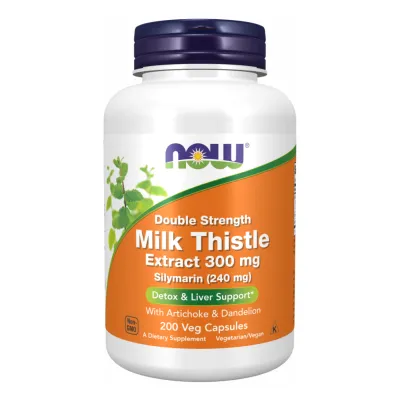 Экстракт расторопши, Silymarin Milk Thistle 300mg - 200 vcaps