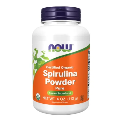 Органическая спирулина, Organic Spirulina Powder - 113g