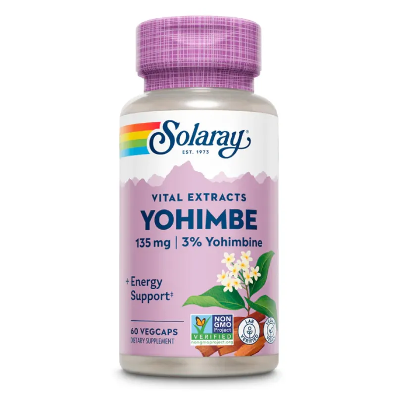 Йохімбе, Yohimbe Bark Extract - 60 caps