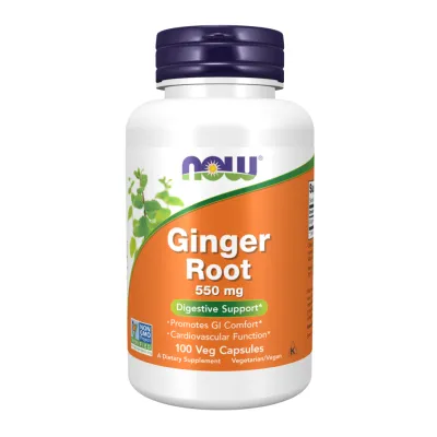 Корень имбиря, Ginger Root 550mg - 100 vcaps