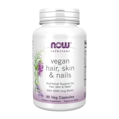 Для волосся, шкіри, нігтів. Vegan Hair, Skin & Nails - 90 vcaps