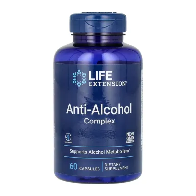 Нейтралізатор впливу алкоголю, Anti-Alcohol - 60 caps