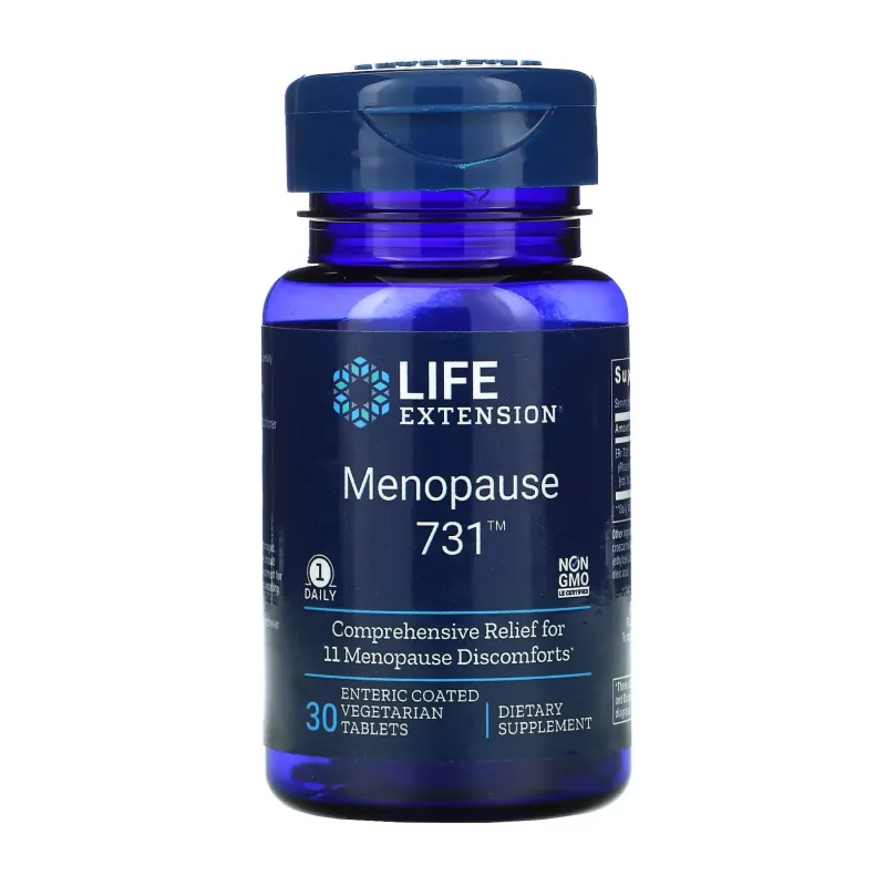 Рослинний комплекс при клімаксі та припливах Life Extension (Menopause 731™) — 30 таблеток