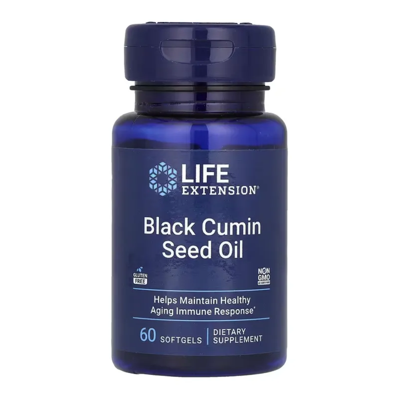 Масло из семян черного тмина, Black Cumin Seed Oil - 60 softgels