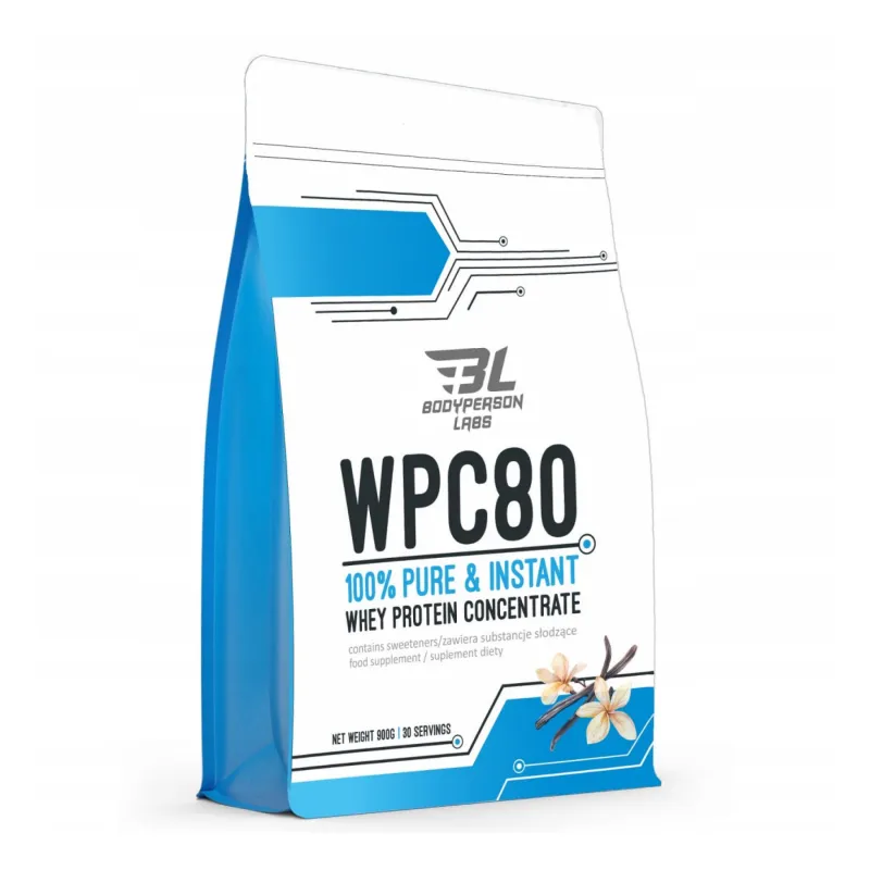 Сироватковий протеїн, WPC80 - 900g Vanilla