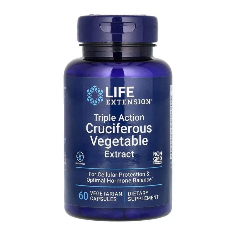 Экстракт крестоцветных овощей, Triple Action Cruciferous Vegetable Extract - 60 vcaps