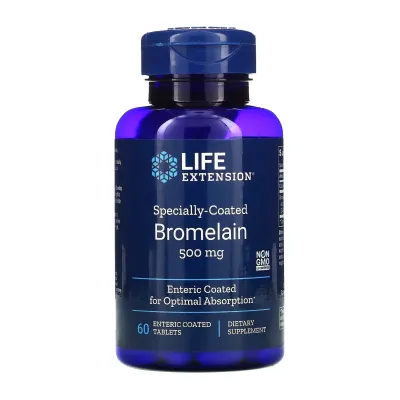 Бромелаїн, Specially-Coated Bromelain 500 mg - 60 tabs