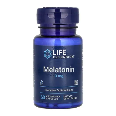 Мелатонин, Melatonin 3 mg - 60 vcaps