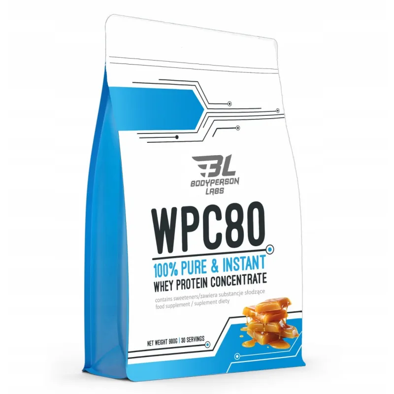Сироватковий протеїн, WPC80 - 900g Сaramel