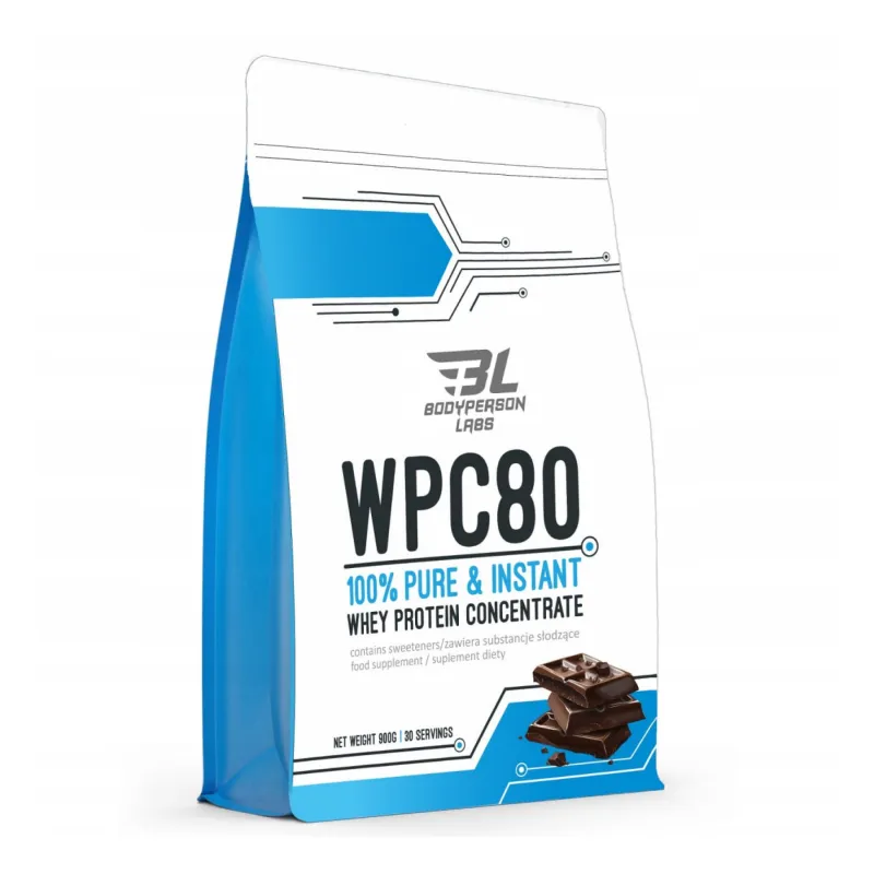 Сироватковий протеїн, WPC80 - 900g Сhocolate