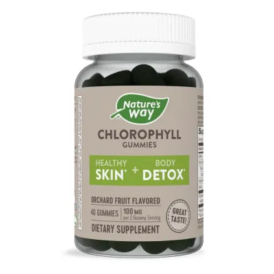 Жевательный Хлорофилл, Chlorophyll Gummy - 40 gum