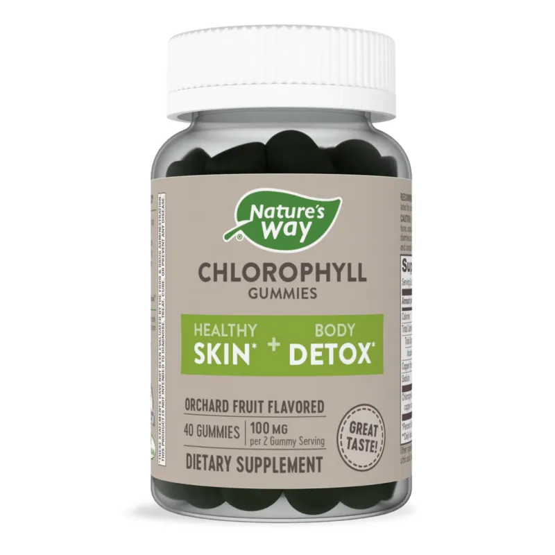 Жевательный Хлорофилл, Chlorophyll Gummy - 40 gum