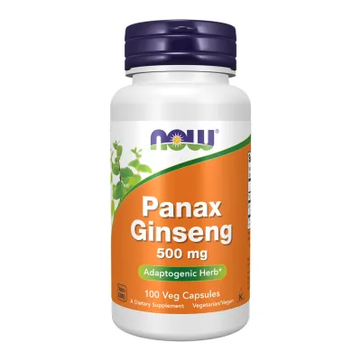 Женьшень обыкновенный, Panax Ginseng 500mg - 100 vcaps