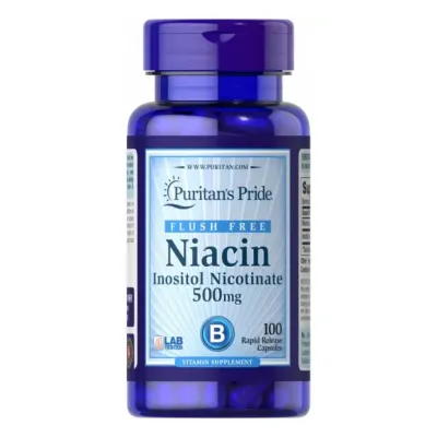 Ніацин, Flush Free Niacin 500mg - 100 caps