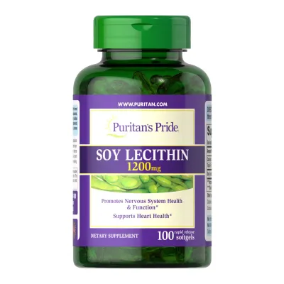 Соєвий лецитин, Soy Lecithin 1200 mg - 100 softgels