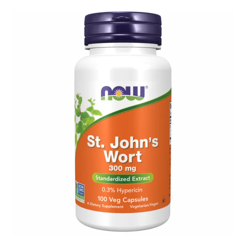 Екстракт звіробою,  ST. John's Wort 300mg - 100 vcaps