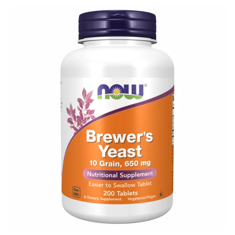 Пивные дрожжи, Brewers Yeast 10 grain 650mg - 200 tabs